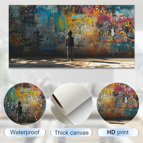 Impression de graffitis Banksy sur toile haute définition - 6