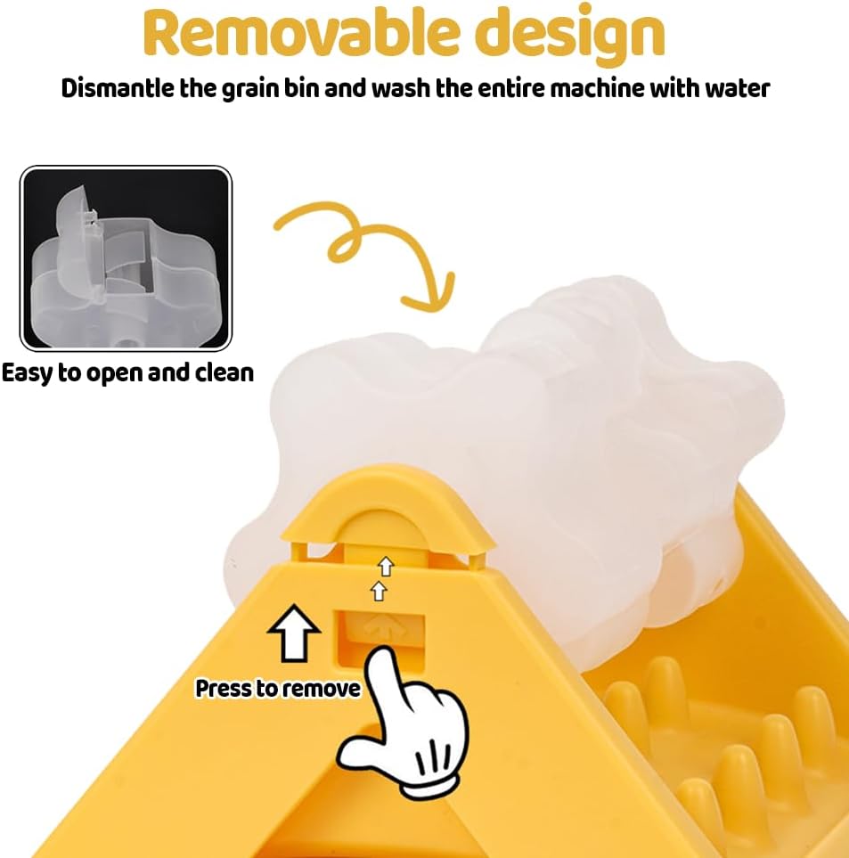 Cat Slow Feeder, Rotating Floral Shaped Dog Puzzle Food Bowl, Non-Slip Interactive Pet Dispenser for Cats Dogs