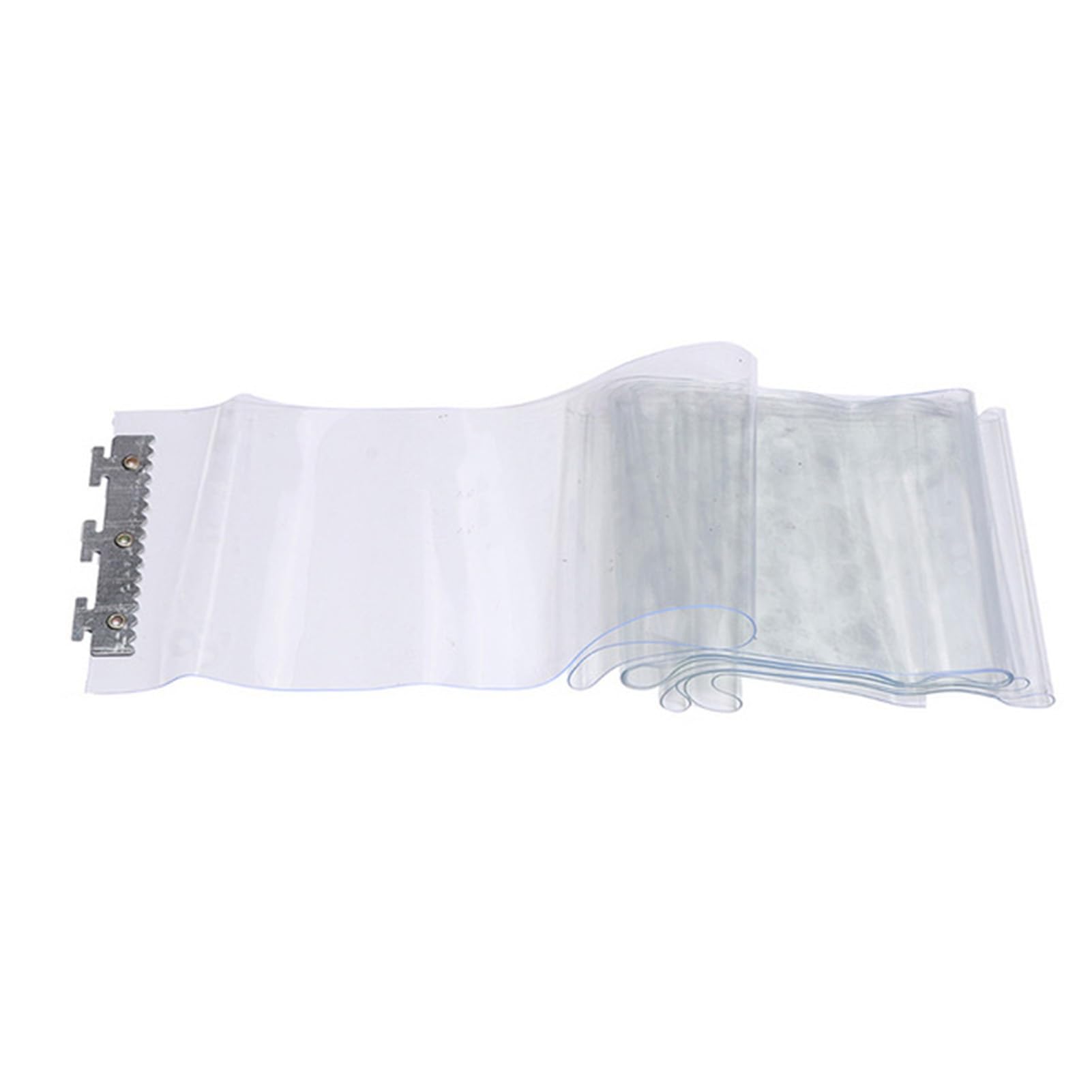 Kit complet de rideau à lanières en PVC transparent pour séparation de pièces et portes