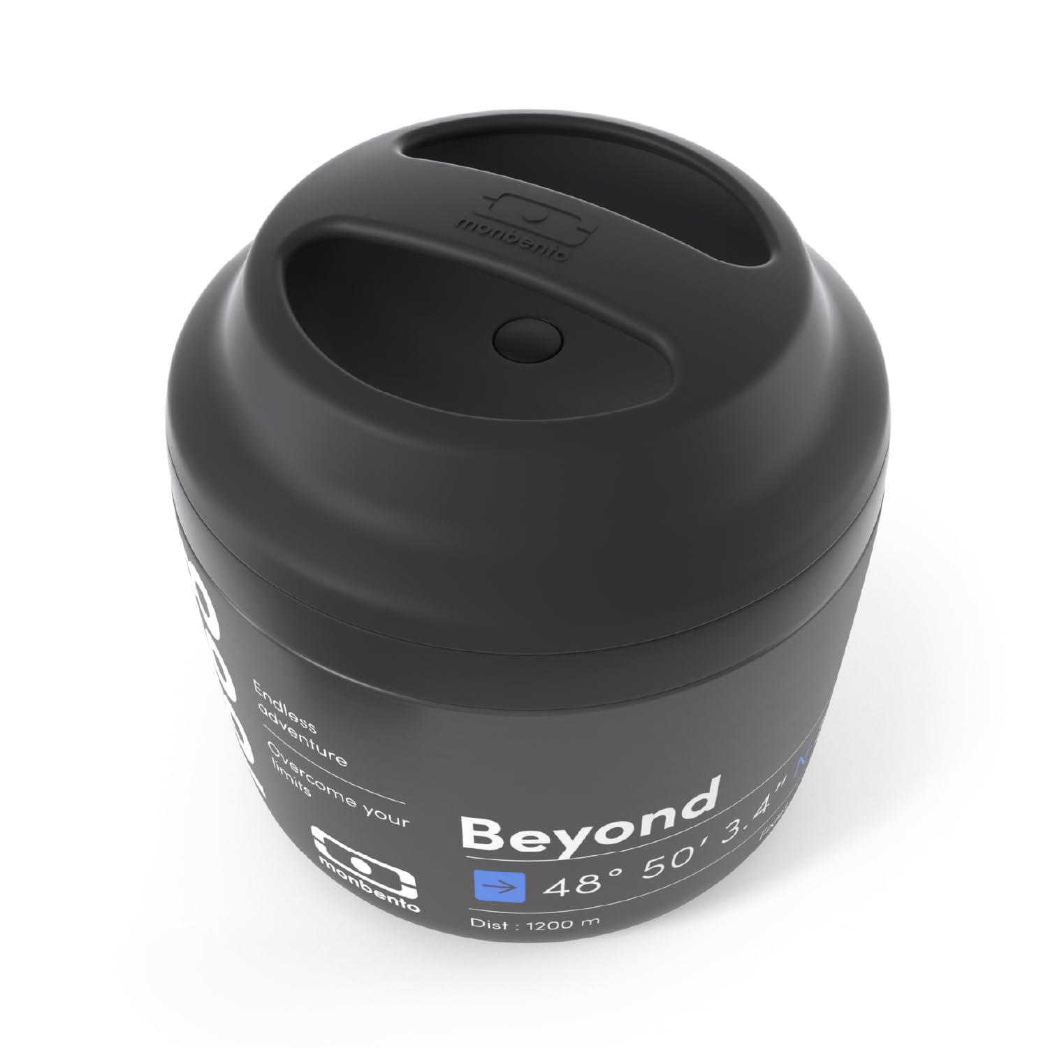 monbento - Portapranzo Termico per Alimenti MB Element Beyond - Lunch Box Termico che Mantiene il Pasto Caldo/​Freddo - Contenitore Termico Ideale Lavoro/​Escursione/​Outdoor - Senza BPA - Nero e Blue