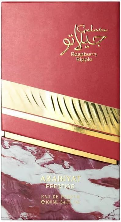 Arabiyat Prestige Gelato Raspberry Ripple EDP Eau de Parfum für Damen, 100 ml, hergestellt in den VAE
