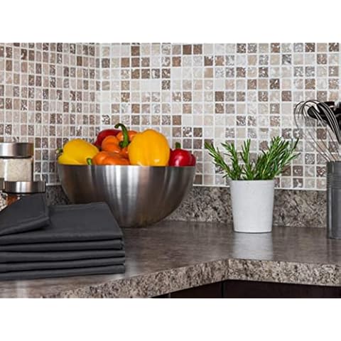 Gratico Kitchen Towels Premium Quality 100% Cotton Solid Kitchen Towels Set of 6 Ultra Soft Size 20X30 Inches Grey Color Kitchen Towel Highly Absorbent Kitchen Towels Cover