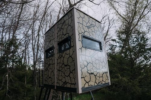 Image of Striker Box Blind /Steel WALL CONSTUCTION /Cracked MUD CAMO