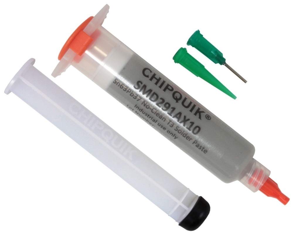Amazon.com: Chip Quik SMD291AX10 - Pasta de soldadura sin limpieza