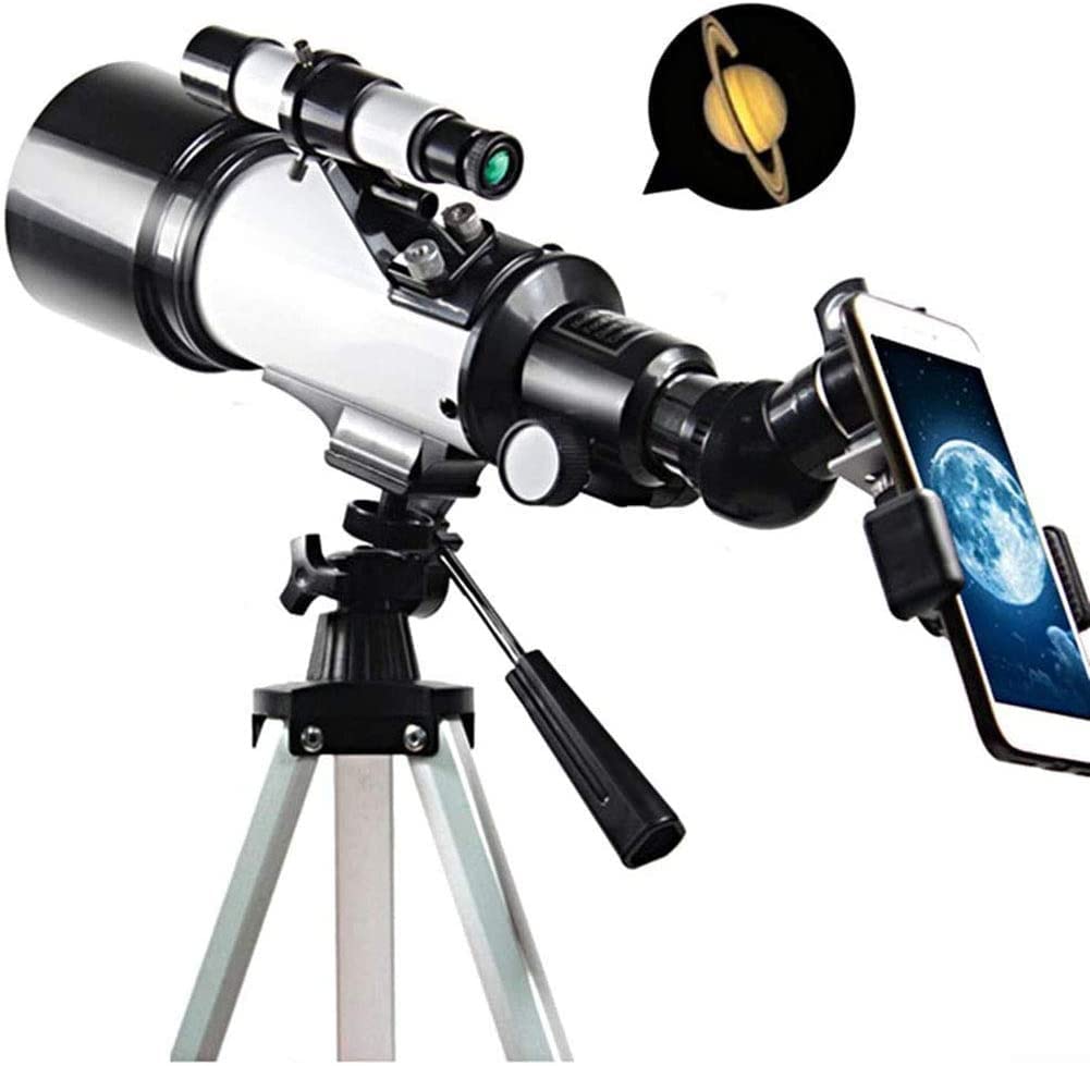 Teleskopy do teleskopu astronomicznego z regulowanym statywem i adapterem telefonicznym, przenośny zakres dla dzieci, dorosłych, początkujących