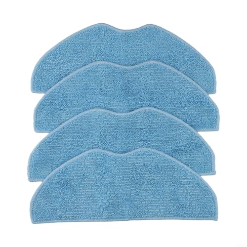 Lot de 4 serpillères de rechange en microfibre pour aspirateur