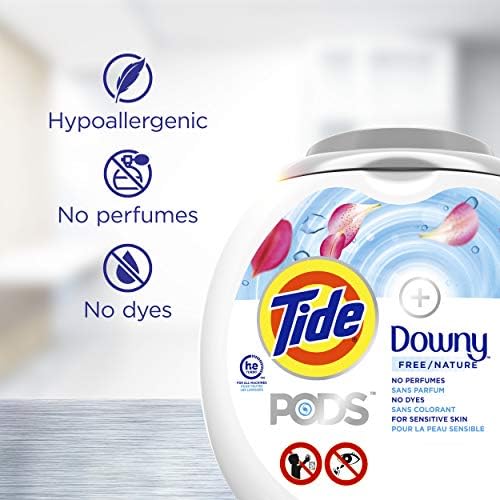 Tide PODS Free and Gentle Laundry Detergent, 96 Count, Unscented and