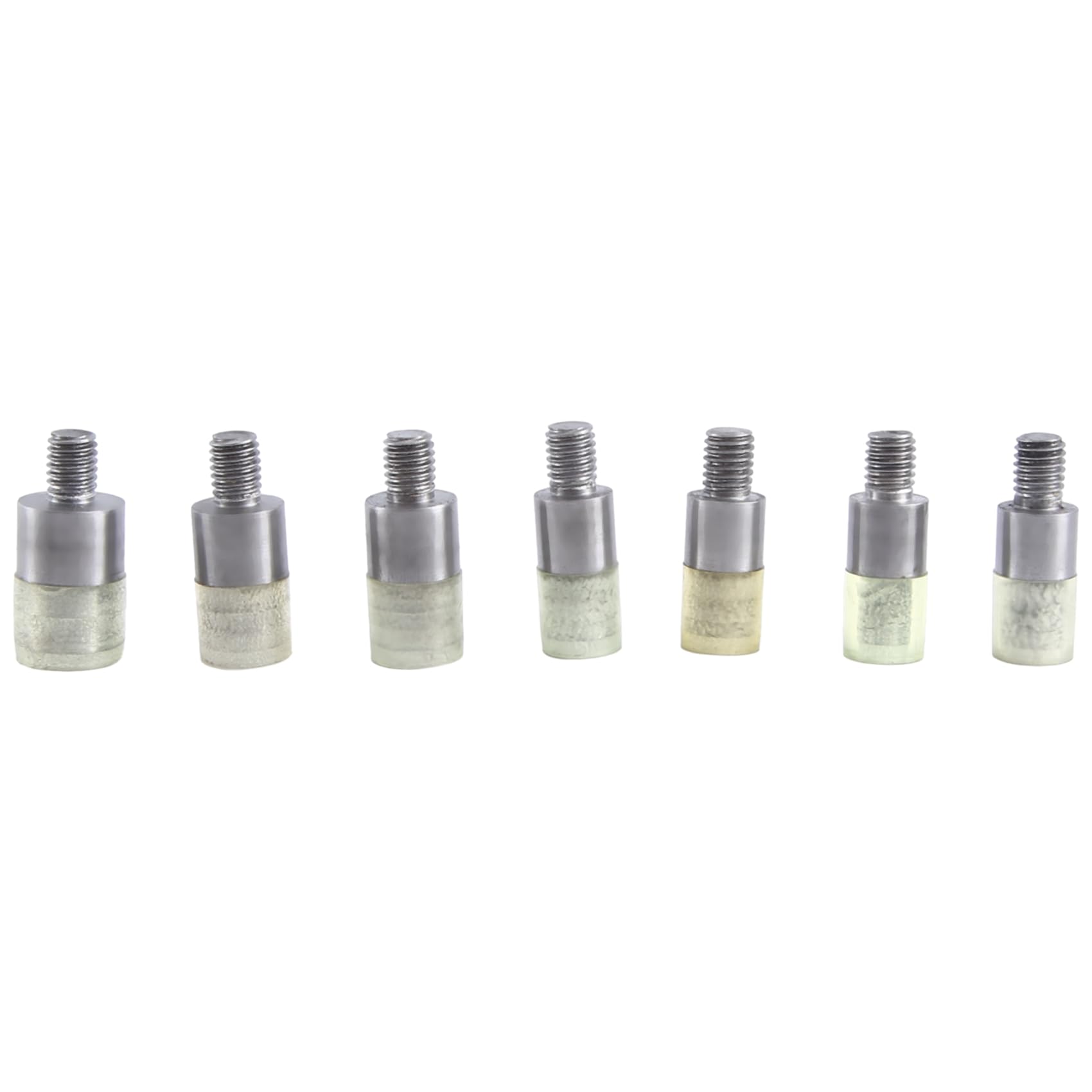 7 Sets Doppelkappennieten Matrizenformwerkzeug für Handpressmaschine, GrößE 5 Mm, 6 Mm, 7 Mm, 8 Mm, 9 Mm, 10 Mm, 12 Mm, DIY-Bastelbedarf