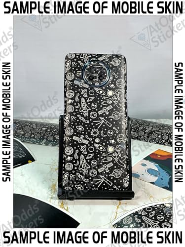Image of AtOdds Mobile Skin Sticker Wrap | Compatible for VIVO IQOO Z10X (5G) | Scratchproof Matte Finish | Full Coverage for All Sides & Camera Protection (AstroSpace)