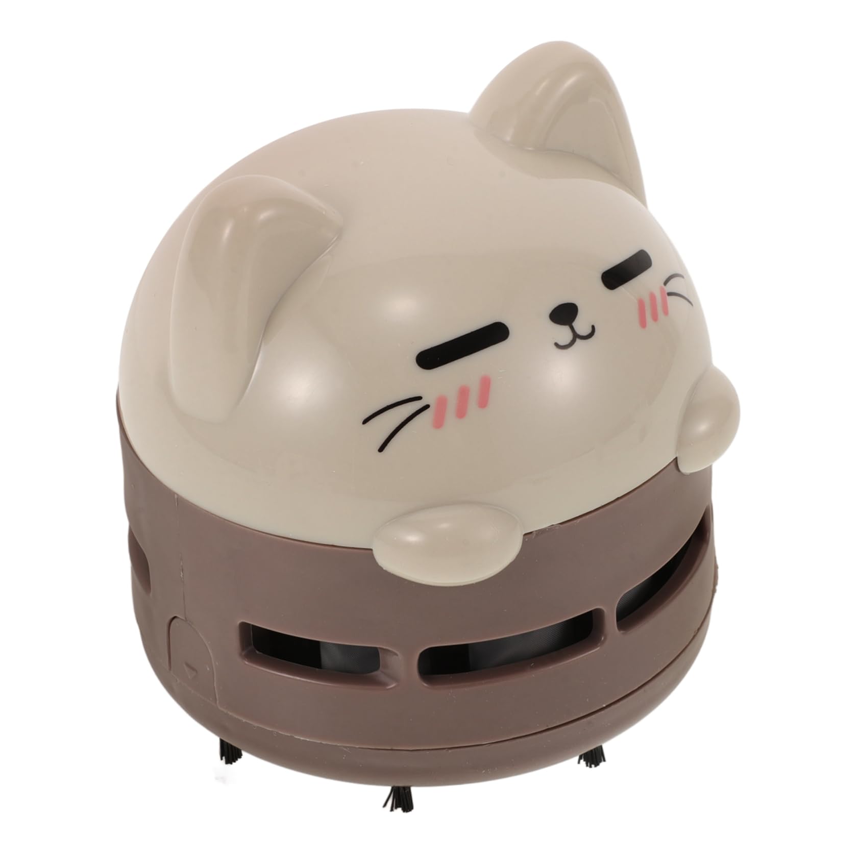 CIYODO Mini Desk Vacuum Cordless Handheld Vacuum Cleaner for Dust Crumbs Portable Office Cleaning Tool Cat Pattern