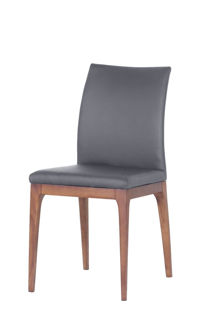 Belle Mid-Century Dining Chair in Grey
