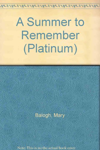 A Summer to Remember [Large Print] 1585472697 Book Cover