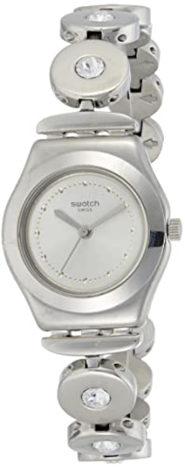Swatch Femme Analogique Quartz Montre avec Bracelet en Acier Inoxydable YSS317G