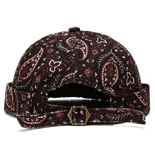 Hasdnker Casquettes Bonnets Chapeaux Bonnet Tricoté Bonnet Chapeau Chapeau sans Bord Vintage, Bonnet, Casquette en Coton, Ajustable, Littéraire, Propriétaire, Marin, pour Femme, Chapeaux Hip-Hop, Ble – vue 5