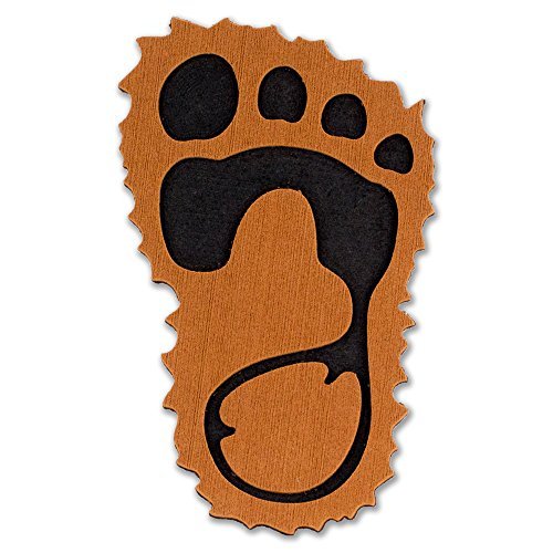 ToejamrSnowboard Stomp Pad -YETI FOOT - Brown