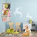 GUIGUZI Kuscheltier Aufbewahrung Organizer, Holz Eck Stofftier Regal, Kinderzimmer Hängend Spielzeug Organizer für Plüschtiere und Teddybären