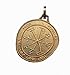 pentacle Pendentif Doré de Saturne