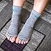Toe Separator Socks - Bamboo Foot Alignment Socks for Women & Men - Toe Separators for Plantar Fasciitis, Bunions - Yoga Sports Gym Massage Toe Spacer Socks for Foot Alignment - Pedicure Socks