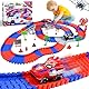 PATEMZON Autorennbahn Spielzeug, Spide Triebwagen, Autobahn Spielzeug mit 2 Autos, 208 PCS Flexibel 360° Looping Autorennbahn Rennbahn, Geschenk für Kinder 3 4 5 6 7 Jahre alt Rennspielzeug