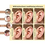 Ear Seeds Acupuncture Kit - 100 Pieces - Acupressure with Ears Seed, with Bonus Free Chart and Brass Acupressure Probe - for Balance & Wellness (Gold-100pcs) - Image 3