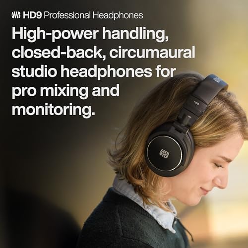 Presonus HD9, Profesyonel Dinleme Kulaklığı, Siyah - Görsel 4