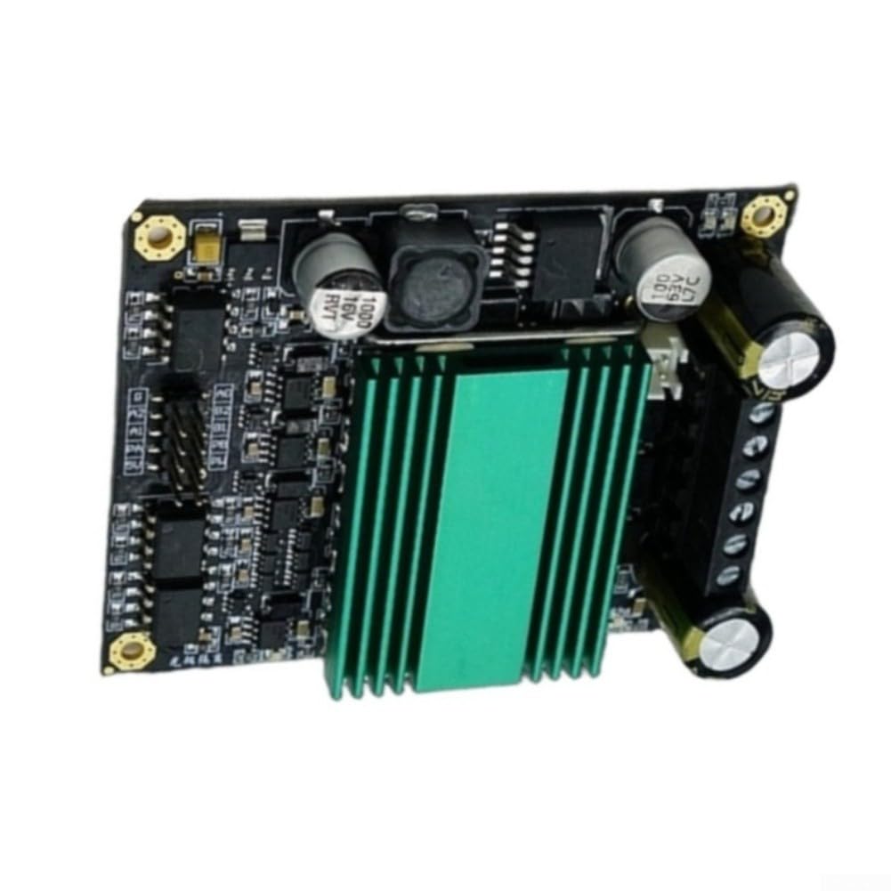 100A Dual H-Bridge Motor Driver, controlador de motor de CC de alta corriente con aislamiento de optoacoplador para sistemas de robótica y automatización de 12V-48V