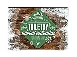 Man'Stuff Festive Countdown 24 Day Bath & Body Beauty Advent Calendar For Men Containing Cleansing and Grooming Essentials For Men