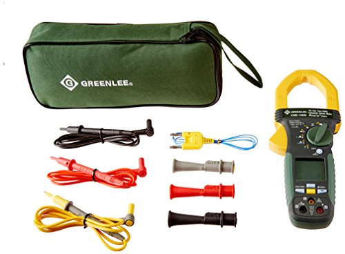 Greenlee CMI-1000-C Industrial True RMS Clamp Meter, Calibrated, AC/DC, 1000-Amp