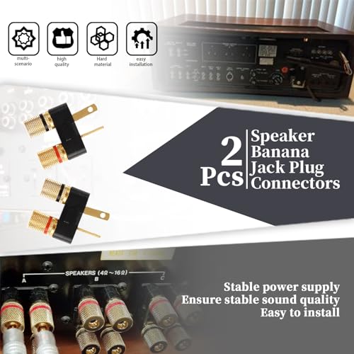 Conectores Banana Jack para Parlantes Pioneer (2 unidades) miniatura 4
