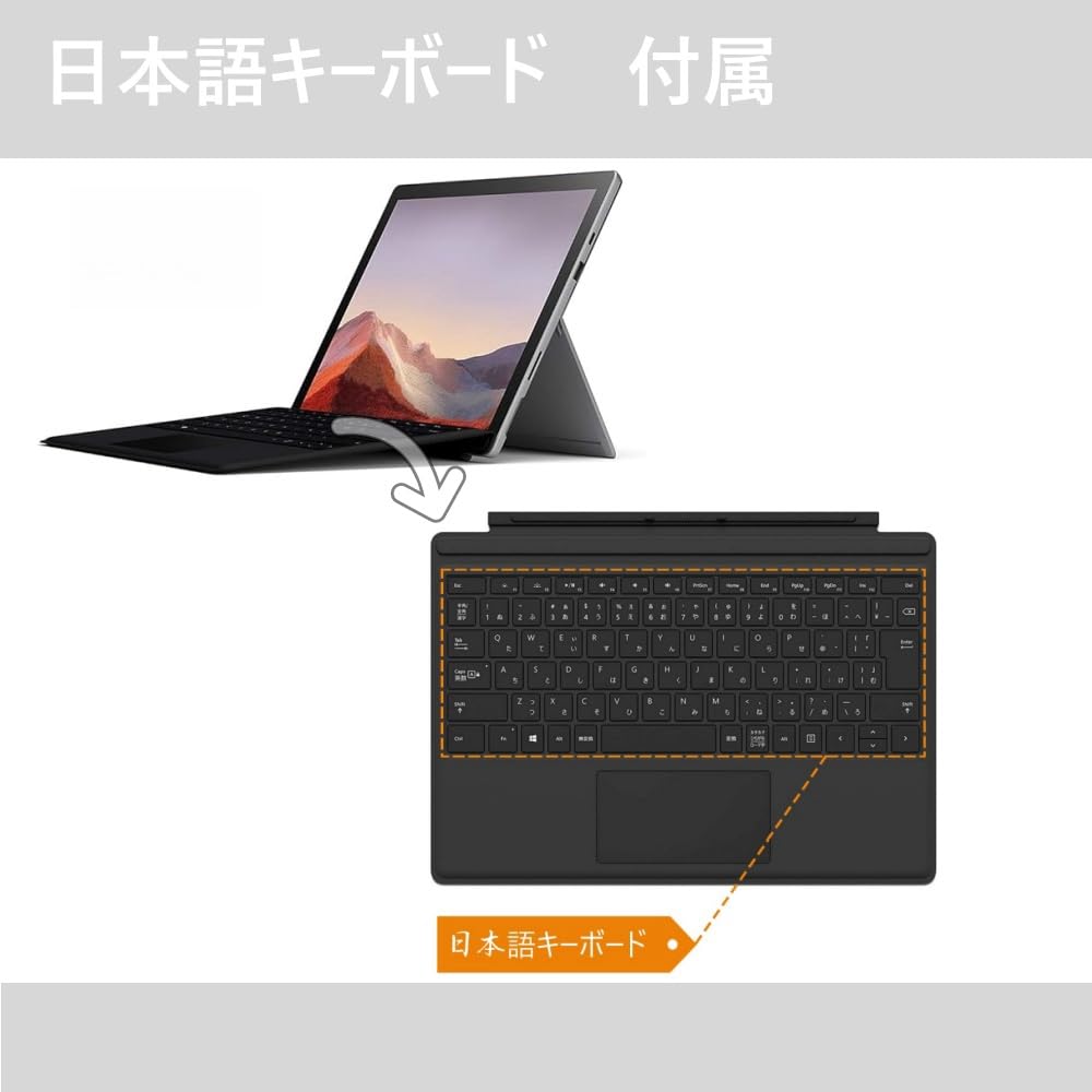 Surface Pro7 ノートパソコン 12.3インチ 3K タッチパネル Core i5-1035G4