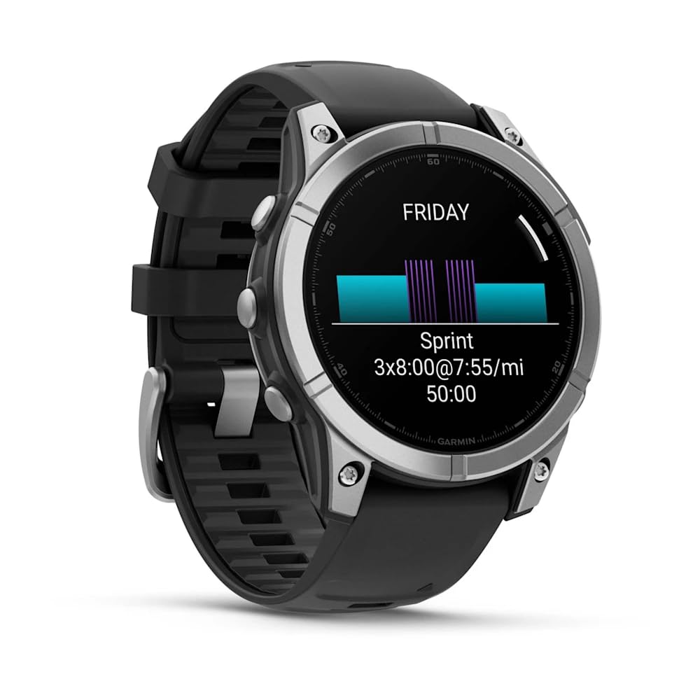 Garmin fēnix E, 47mm, Display AMOLED 1,3", Touch e Pulsanti, 90+ App per lo Sport, Training Readiness, Mappe, RoundTrip Dinamico, Pay, Autonomia 16 giorni (Stainless Steel & Black)