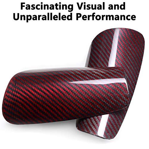 image for VARWANEO Carbon Fiber Soccer Shin Guards,with Large Cushioned,for Kid,