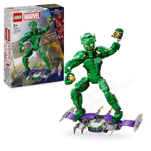 Lego Marvel Green Goblin Baufigur - Bewegliches Superschurken Spielzeug...
