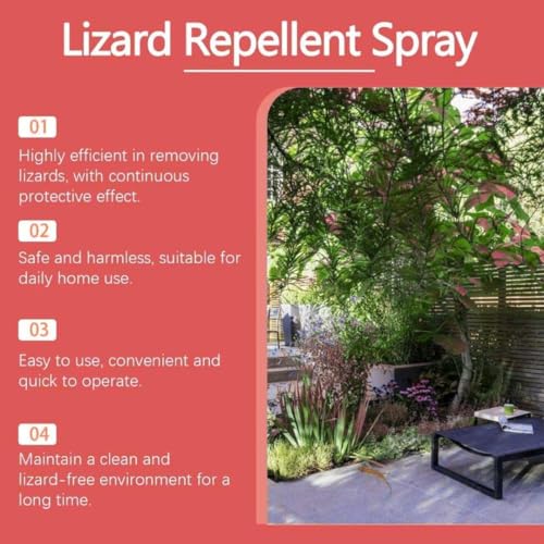 Image of Lizard Repellent for Home Spray Pest Control | Made With Plants Oil, Irritant-Free, Chemical-Free | Baby Skin Safe Plant Safe (200 ML) (1)