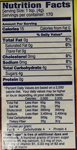 Yummmy Raw Turbinado Brown Sugar, Azucar Morena,1.5 Lbs (24 Oz), Kosher Certified #TOP7