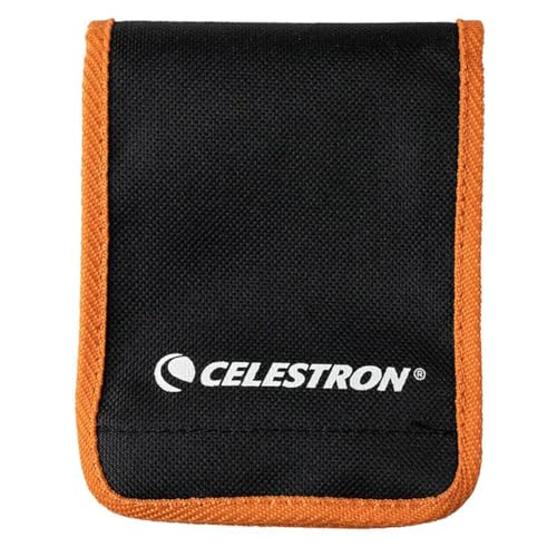 Celestron 93576 Lens Cleaning Kit - Kit de nettoyage de lentilles avec 10 lingettes, produit de nettoyage, chiffonnette et brosse rétractable dans un étui souple, noir et orange – Image 6