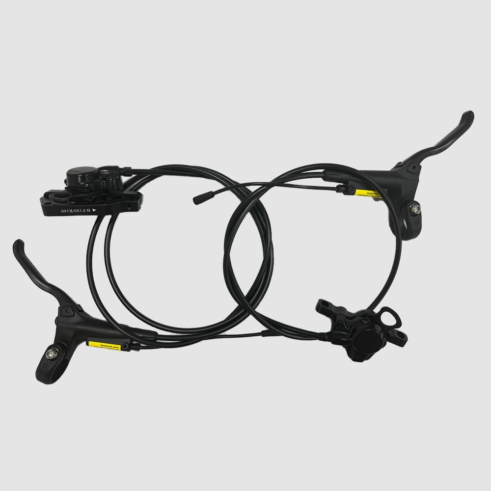 Kit Freno Idraulico Soonbuy - Freno A Disco In Lega Alluminio Per Moto, Doppio Pistone, Anteriore/Posteriore - Foto 3