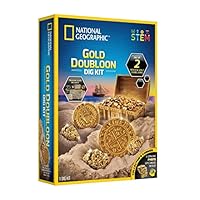 National Geographic Gold Doubloon Dig Kit, Multicolor