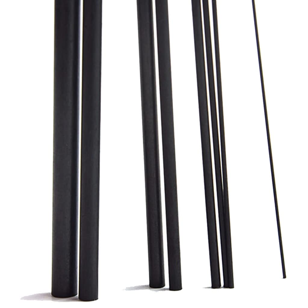 10Pcs Carbon Fiber Rod 1000mm Length And Diameter 0.5mm-7mm Round Solid Carbon Rod For Fixing And Strengthening Use To Kite Tent (Color : 0.8x1000mm 10pcs)