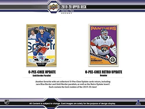2019 2020 Upper Deck Hockey Series Two Factory Sealed Unopened Blaster Box of 8 Packs Possible Young Guns Rookies and Jerseys and O Pee Chee Update Cards
