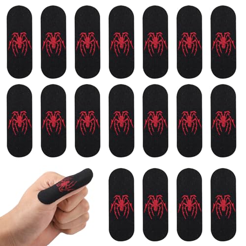 120uds Cinta de Dedos Sport, Cinta Transpirable para Pulgares Accesorios Esenciales para Jugadores de Bolos Hombres y Mujeres Soporte para Entrenamiento (Negro)