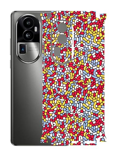 Image of AtOdds - Compatible for Oppo Reno 10 PRO Plus (5G) Mobile Back Skin Sticker - Lamination - Rear Screen Guard Protector Film Wrap (Coverage - Back+Camera+Sides) (Design - Beans)
