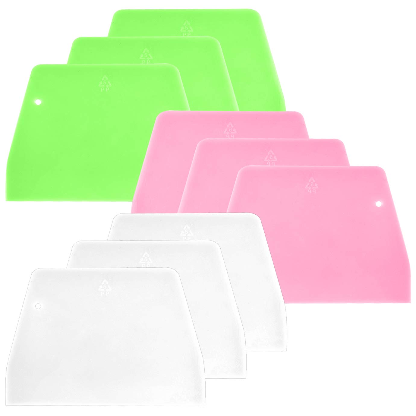 Konunus Pcs Dough Scrapers Plastic Bread Scraper Dough Bowl