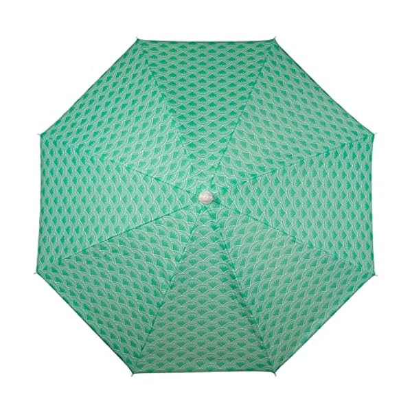 ONIVA - a Picnic Time brand 822-00-331-000-0 5.5 Ft. draagbare parasol tuinmeubilair, zeemeermin Teal