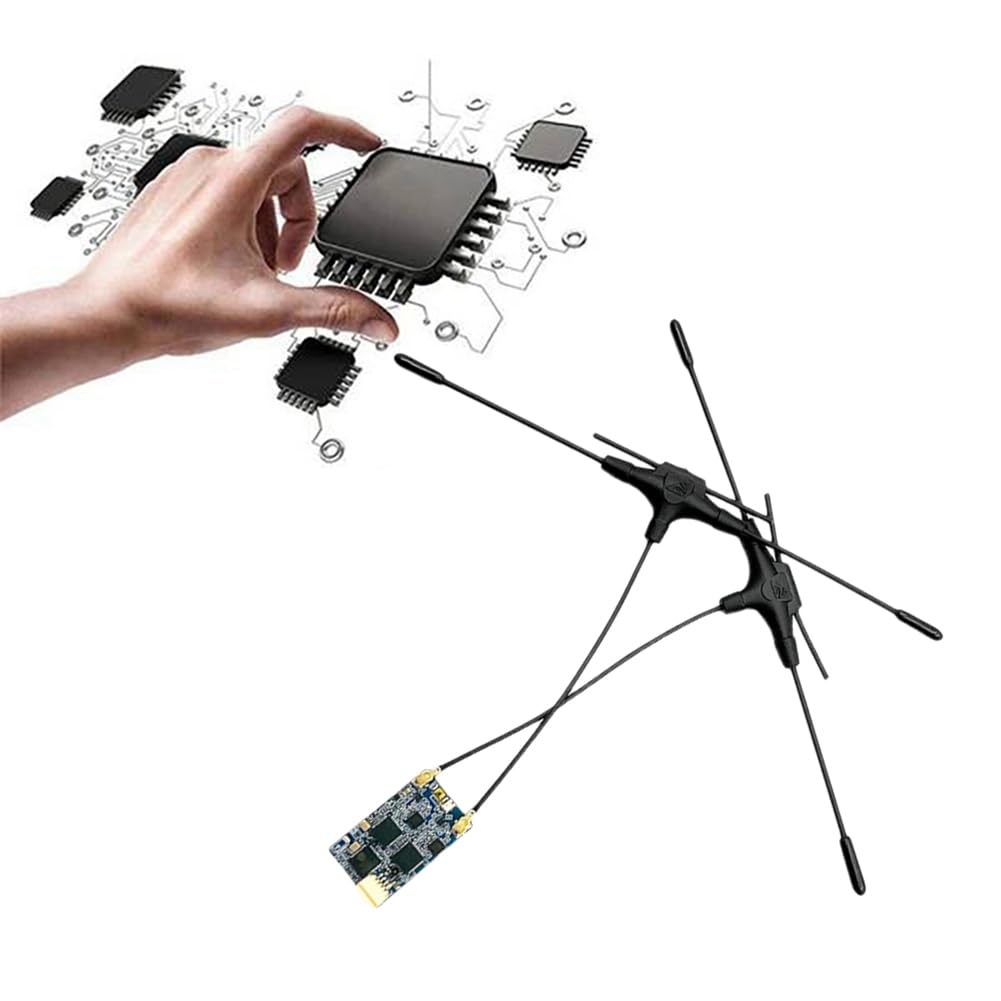 RX 900 MHz 2,4 GHz ELRS RX odbiornik ExpressLRS RX do RC FPV Racing Drone 220 mm X 2