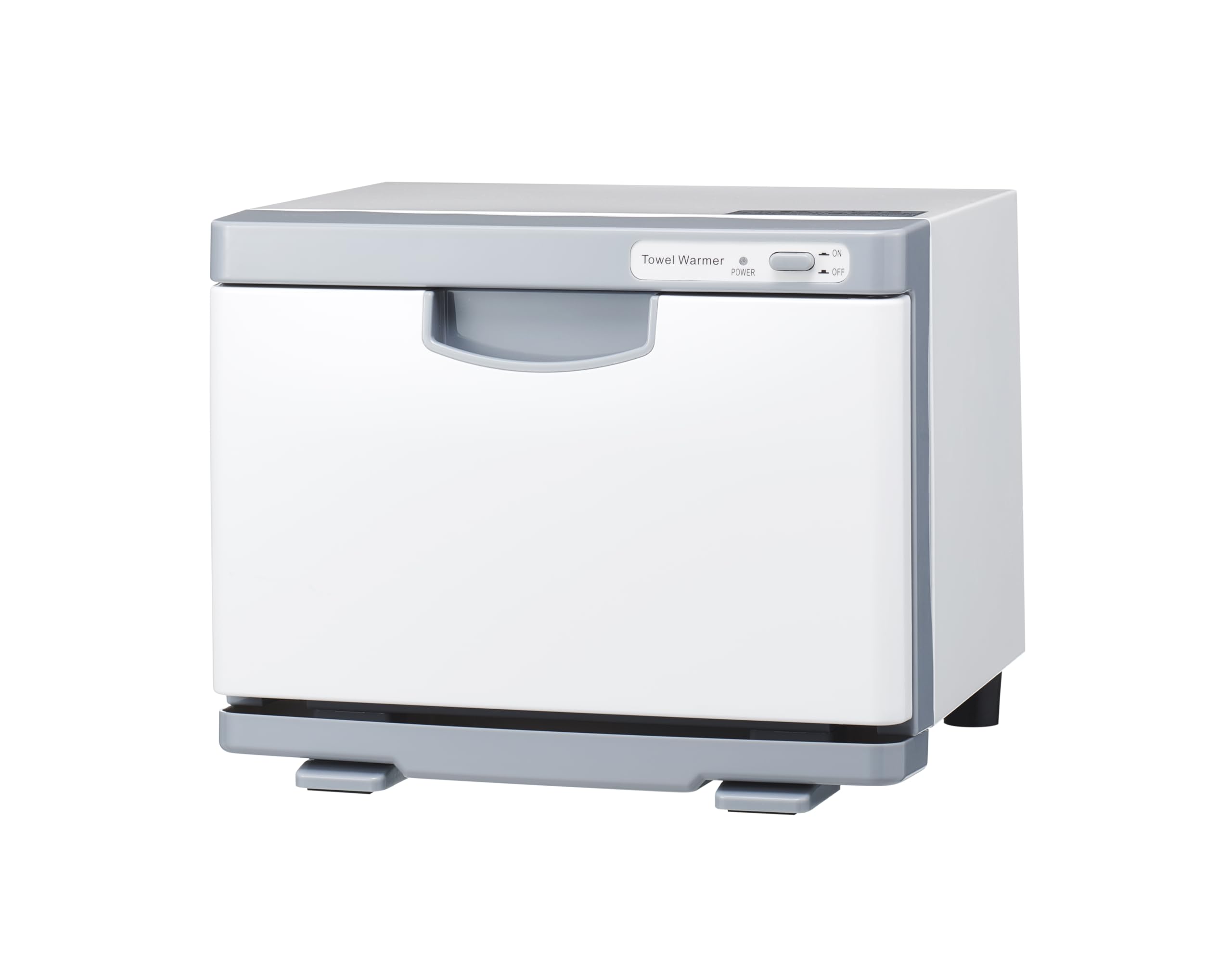 Towel Warmer K Front-Opening S Size 7.5L White/Gray Large Capacity Commercial Use Napkin Steamer Hot Box Compact Steam Towel by Seven Este