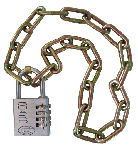 GUARD 4段現場ロック・角型40mm鎖付 No.C-884