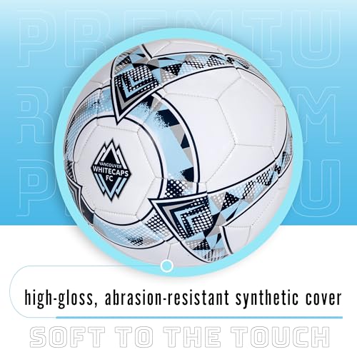 Image of Franklin Sports Official MLS Team Soccer Balls - Official Size 5 Soccer Balls - Regulation Size + Weight Soccer Ball for Kids + Adults - Boys + Girls Soccer Ball - Air Pump Included