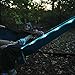 Equip Outdoors Portable Camping Illuminated Hammock, Hanging Kit Included, Two Person Light Up Hammock, Blue, 124'' L x 77'' W (99554)