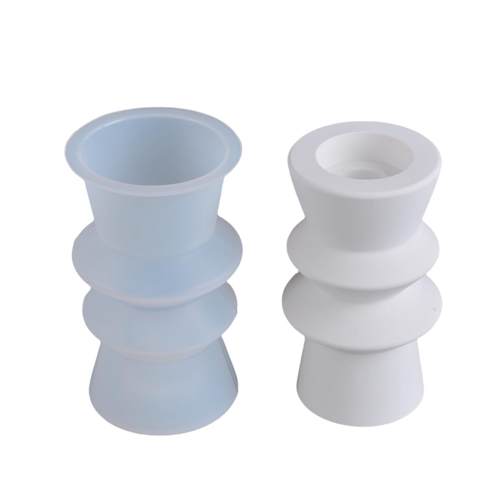 CAZSTYK Roman Pillar Holder Molds Castings Candlestick Silicone Epoxy Resin Plasters Roman Pillar Holder